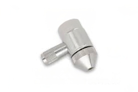 Abrasive Nozzle Assembly, .010" / 0.25mm, Single Port, RH