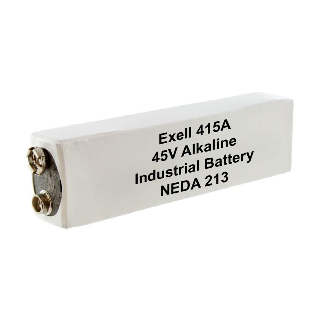 Exell 415A Alkaline 45V Battery NEDA 213, 30F20, BLR102