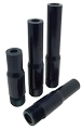 BLVE Boron Carbide Long Venturi Nozzle SERIES 1" Entry, 1-1/4" Polyuret Thread  Polyuret Jacket 1/2"