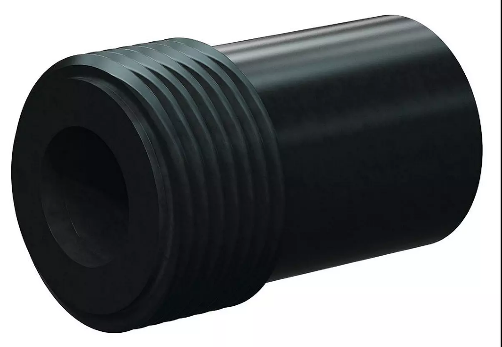 T121-P Tungst Carbide Short Venturi Nozzle 1" Entry, 50MM Thread, 3-3/8" Length SERIES Polyur Jack 3/4"