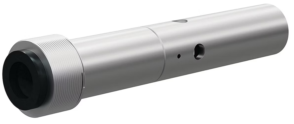 T125 Tung Carbi Doub Venturi Nozzle  50 MM 1" Entry, 50MM Alum Thread SERIES Alum and Steel Jacket 7/16"