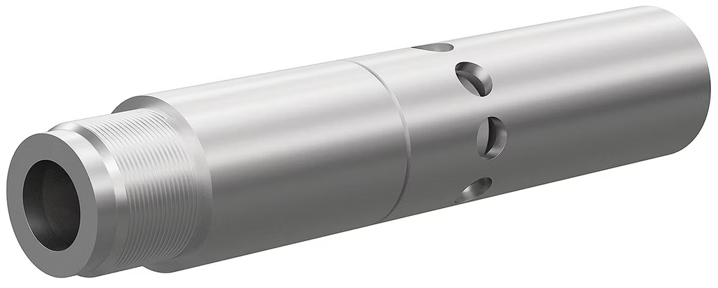 SN125 BP200 SiAlON Double Venturi Nozzle  SERIES 1" Entry, 1-1/4" AluminThread Alumin Jacket  1/4"