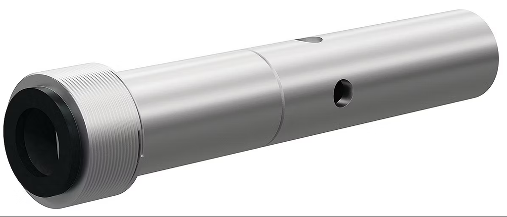 SN125 BP200 SiAlON Double Vent Nozzle  50 MM 1" Entry, 50MM Alum Thread SERIES Alum Jacket  1/4"