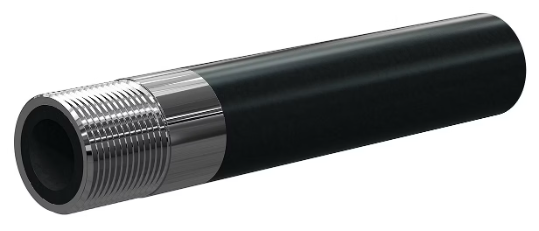 T159-VP Tungs Carbide Vent Nozzle BAZOOKA®  1-1/4" Entry, 1-1/4" Brass Thread Poly Jack 1/4" 3/8"