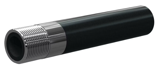 T159-VP Tungs Carbide Venturi Nozzle BAZOOKA®  1-1/4" Entry, 1-1/4" Brass Thread Poly Jack 1/4"