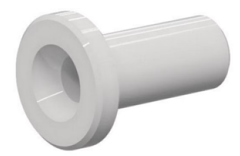 CL197 Small Flanged Nozzle SERIES 1-1/4" Length, Straight Bore 1/4"