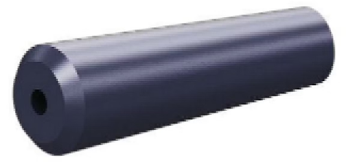 TL2 Tungs Carbide Straight Bore Nozzle SERIES Cone Shape, 7/16" OD tapered to 5/16" OD, 1-5/16" Length 3/32"