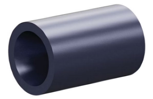 T106 Tungs Carb Straight Bore Nozzle SERIES 3/4" Thread x 1-5/8" Length  All Steel Jacket 3/32"