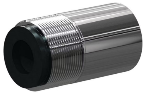 T106 Tungs Carb Straight Bore Nozzle SERIES 3/4" Thread x 1-5/8" Length  All Steel Jacket 3/8"