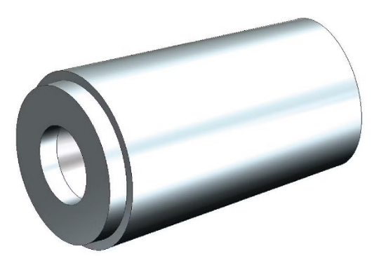 T109 Tungs Carb Straight Bore Nozzle SERIES Cone Shape, 1-3/4" Length Alum Jack 1/4"