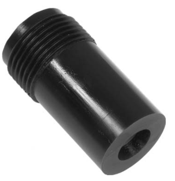 T133 Tungs Carb Straight Bore Nozzle SERIES 1" NF Thread x 1-5/8" Length All Alum Jack 7/16"