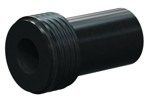 T137-AP Tungs Carb Straight Bore Nozzle SERIES 1-1/4" Thread x 2-5/8" Length All Poly Jack 5/16"