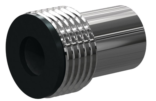 E Boron Carb Straight Bore 3/4" Entry SERIES 1-1/4" Steel Thread x 2-1/8" Length  Steel Jack 1/4"