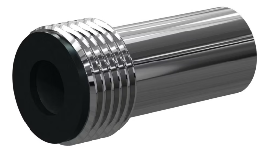 E Boron Carb Straight Bore 3/4" Entry SERIES 1-1/4" Steel Thread x 3-1/8" Length  Steel Jack 1/2"