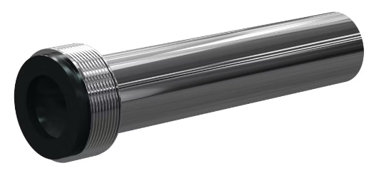 E Boron Carb Straight Bore 3/4" Entry SERIES 1-1/4" Steel Thread x 6-1/8" Length  Steel Jack 1/4"