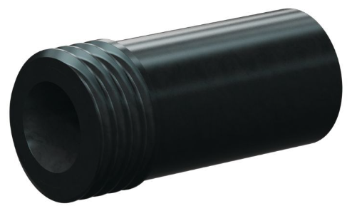 L AP Boron Carb Short, Straight 1/2" Entry SERIES 1" - 14 NF Threads x 2-1/8" Length Poly Jack and Threads 1/2"